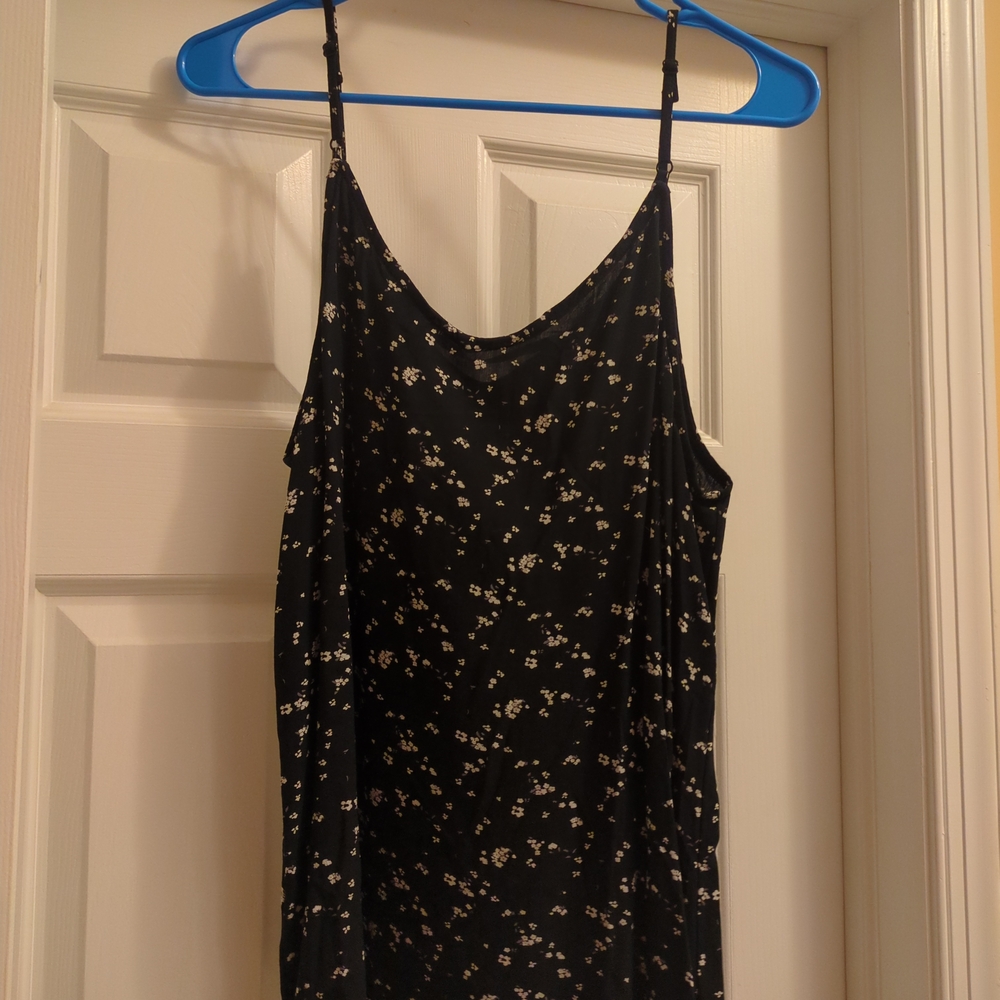 SO Black and White Fitted Camisole Top